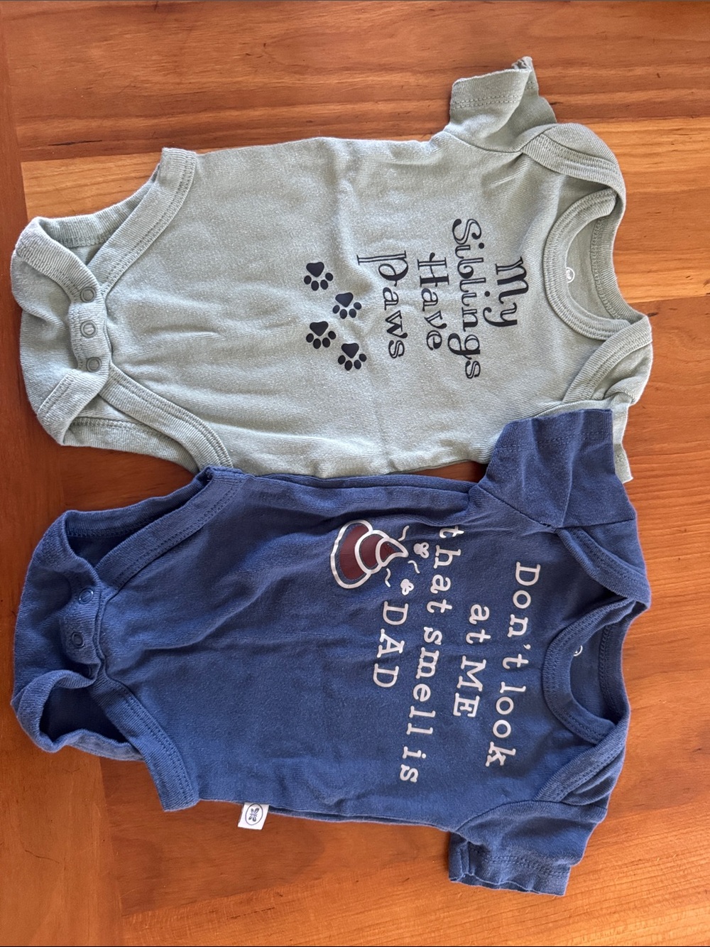 Honest Baby Newborn Onesie in Sage Green organic cottton